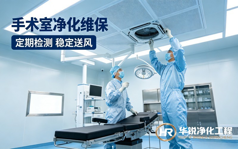 手术室高效过滤器安装与检漏施工